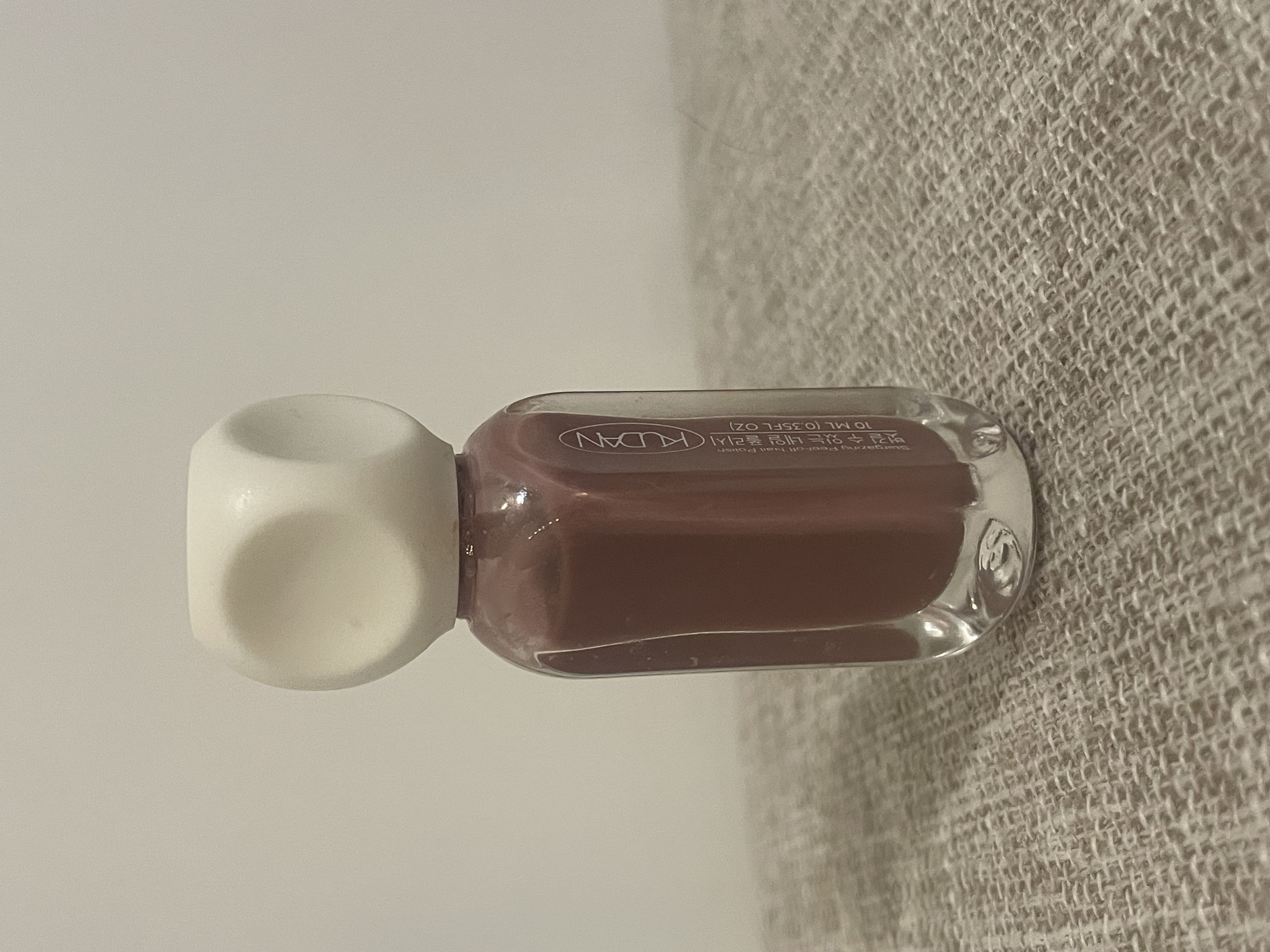 Side View 1 of Real Nail Polish Bottle